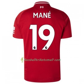 Günstige Fußballtrikots Liverpool Mane 19 2018-2019 Kurzarm Heimtrikotsatz kaufen